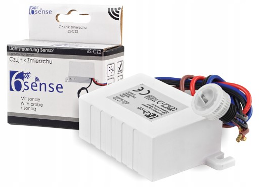 Czujnik Zmierzchu Zmierzchowy 2000W IP54 Sonda LED