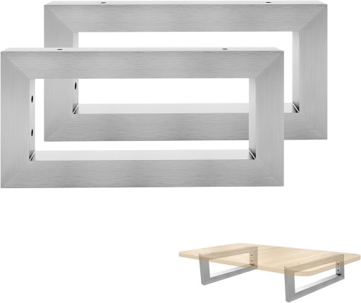 Aufun 2 zestaw wspornik umywalki metalowy uchwyt na półkę, 300x150mm
