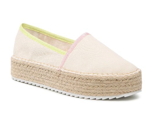 TOMMY JEANS ESPADRYLE DAMSKIE WSUWANE BEŻOWE 37 3P6G7*
