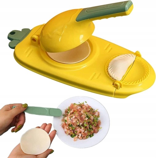Maszynka do pierogów 2 w 1 (żółty)
