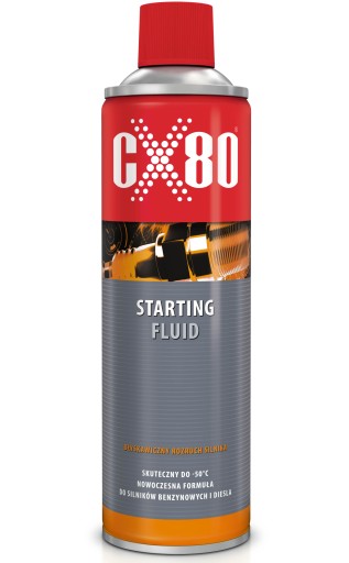 SAMOSTART CX80 STARTING FLUID SPRAY UŁATWIA ROZRUCH SILNIKA 500ml