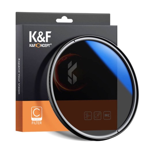 Filtr polaryzacyjny K&F Concept 77mm HMC Slim