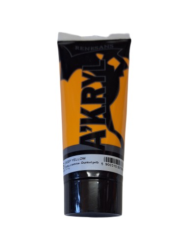 FARBA AKRYLOWA A'KRYL -200 ML RENESANS - ŻÓŁTA CIEMNA - NR 6
