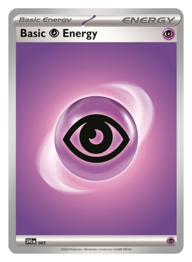 Pokemon TCG ORYGINALNA Basic Energy 005 Psychic