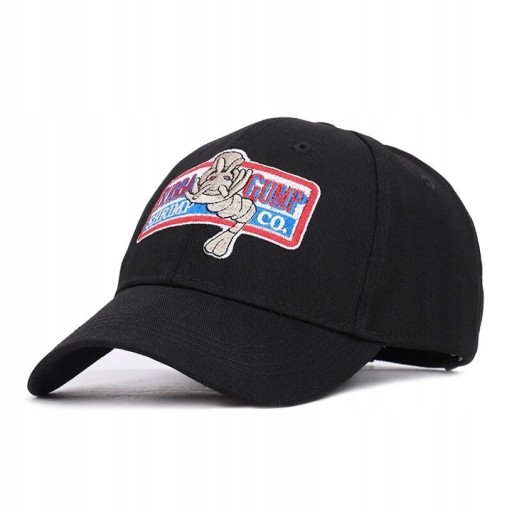 Czapka forest gump bubba trakerka - red white