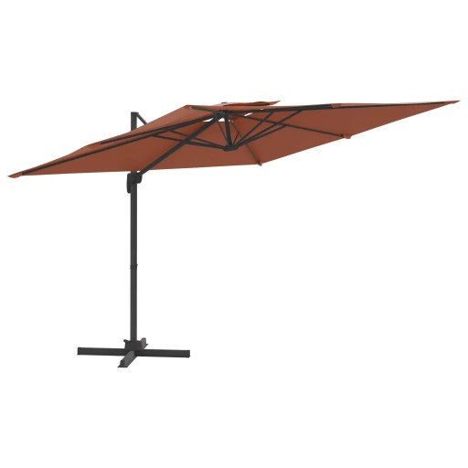 DUŻY PARASOL OGRODOWY SKŁADANY TARASOWY 300x300 cm