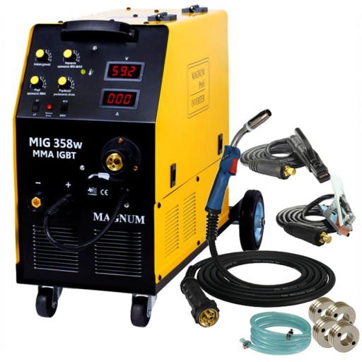 Spawarka MIGOMAT MIG 358 4x4 MMA MAGNUM 350A 400V