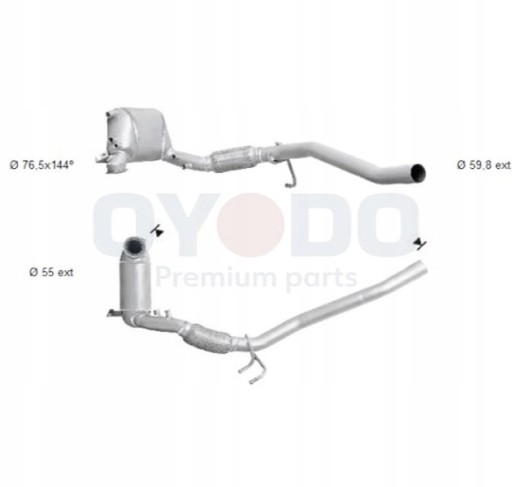 FILTR CZĄSTEK STAŁYCH do SEAT Altea Leon Toledo