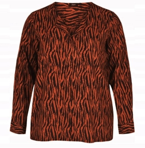 ZZ8 ZIZZI BLUZKA KOSZULOWA ZEBRA ZAPINANA 42 44