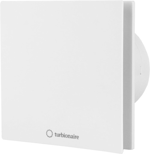 Cichy Wentylator Turbionaire Arte 100 mm, 80 m³/h Zawór zwrotny IPX4 33 dB