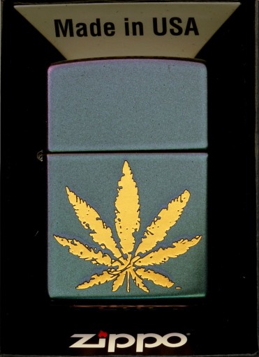 Zapalniczka ZIPPO IRIDESCENT CANABIS