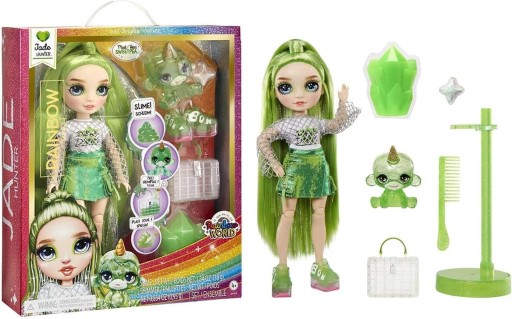 RAINBOW HIGH CLASSIC RAINBOW FASHION JADE NOWOŚĆ Slime +zwierzątko