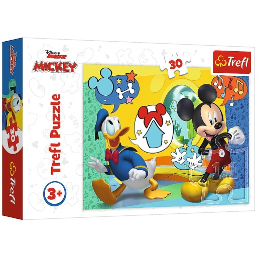 Puzzle 30 Myszka Miki 18289 Domek Mickey Trefl