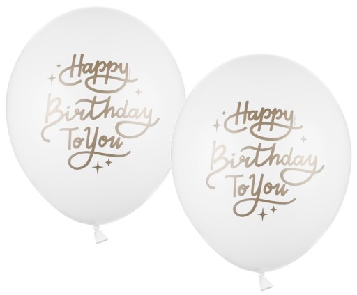 Balony Urodzinowe Happy Birthday To You Crystal
