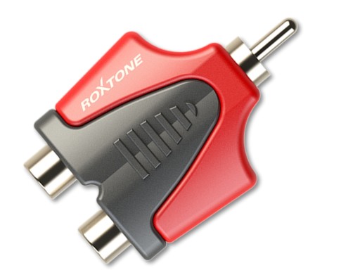 ADAPTER PRZEJŚCIÓWKA ROXTONE RPAN310 RCA - 2x RCA