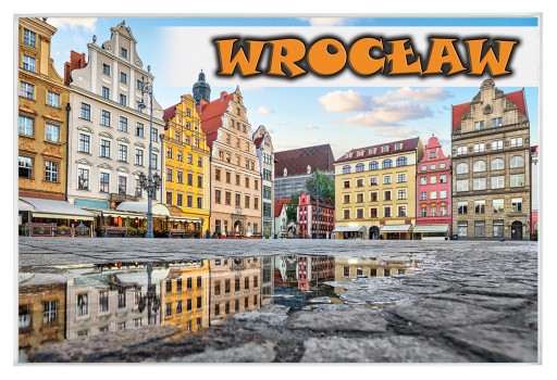 Magnesy na lodówkę miasta - WROCŁAW