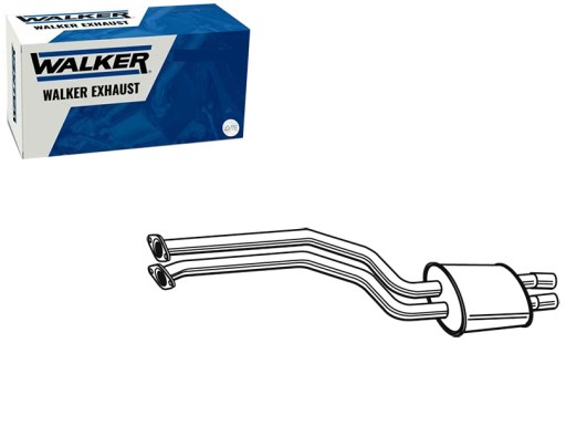 TŁUMIK UKŁADU WYDECHOWEGO PRZÓD BMW 5 E39 2.2 2.5 3.0 09.00-05.04