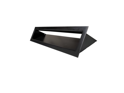 KRATKA KOMINKA kominkowa LUFT Prosty SLIM 60X1000 CZARNA 6X100 CM