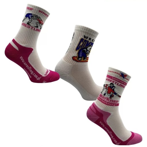 3PPK Skarpet zapaśniczych 33-35 PPK pink warior