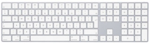 KLAWIATURA BEZPRZEWODOWA APPLE Magic Keyboard A1843 BIAŁA QWERTY + CYRYLICA