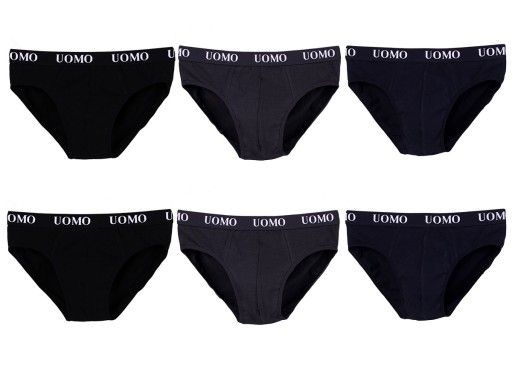 6x MĘSKIE MAJTKI SLIPY BAWEŁNIANE PREMIUM r. 3XL