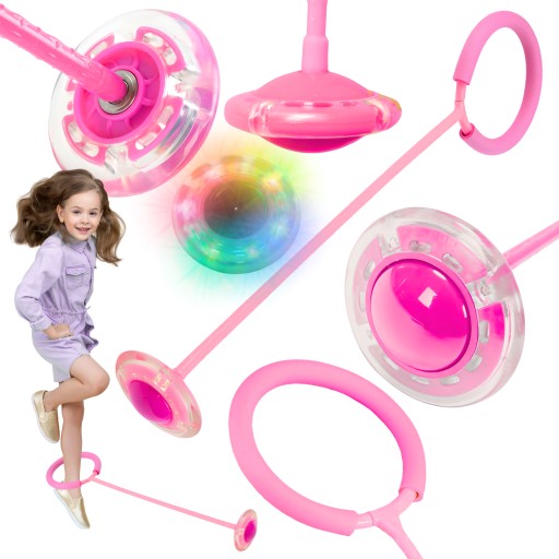 HULA HOP NA NOGĘ SKAKANKA SKIPPER ŚWIECĄCA LED