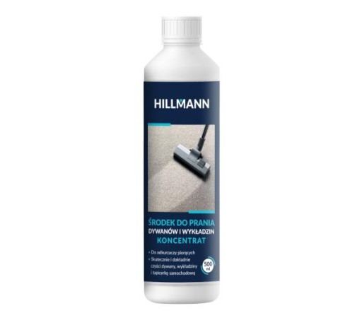 PŁYN DO PRANIA DYWANÓW HILLMANN 500 ml ODKURZACZE PIORĄCE