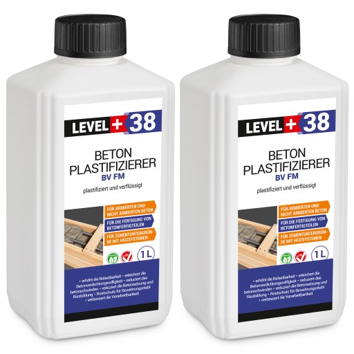 Plastyfikator do Betonu 2L Domieszka Level+38