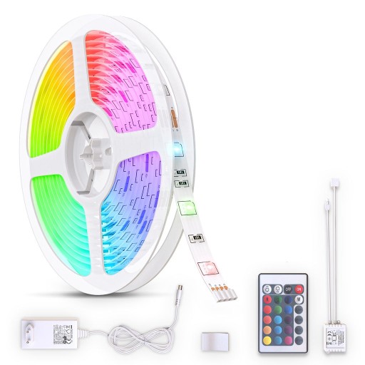 3m LED TAŚMA PASEK RGB ŚWIATŁO ZMIANA KOLORU PILOT