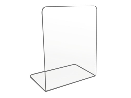 PODPÓRKA do KSIĄŻEK STOJAK Plexi 2mm Przezroczysty