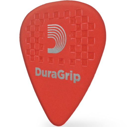 DuraGrip Super Light Kostka gitarowa .50 mm czerwona D'Addario