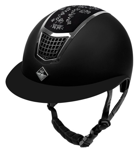 Kask Jeździecki FP QUANTINUM FLEUR W-V black L(59-61)
