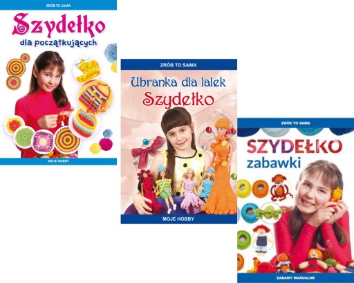 Szydełko dla początkujących- zestaw książek