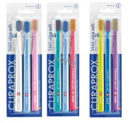 Curaprox CS 5460 Ultra Soft najmiększy oferowany wariant szczoteczki do zębów 3 sztuki