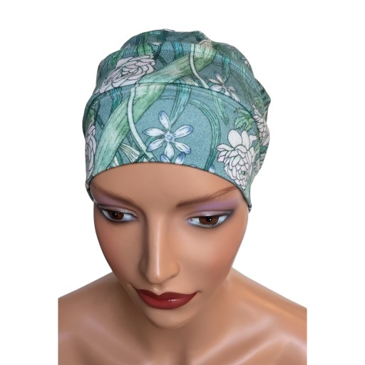 Turban Celestyna 420 sportowa czapka z bambusa także po chemioterapii
