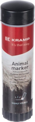 Kredka do znakowania zwierząt czarna, Kramp 307007KR 60 ml