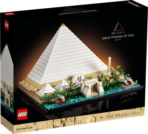 LEGO ARCHITECTURE PIRAMIDA CHEOPSA 21058