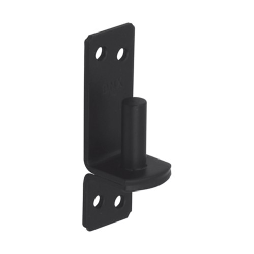 Uchwyt zawiasu czopowy bramowy Ø16 25x130mm Czarny