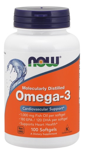 NOW FOODS USA OMEGA-3 100 SFTG KWASY TŁUSZCZOWE