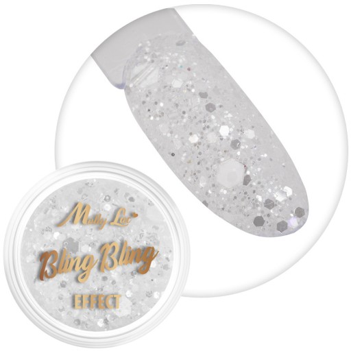 BLING BLING Effect pyłek do paznokci 01 glitter