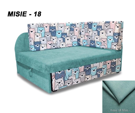Fantazyjne łóżko dla malucha z bajkowym designem, rozkładane, materac