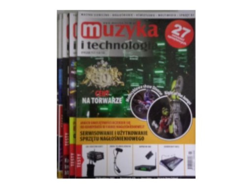 Muzyka i technologia nr 1,2,7,8,11,12 z 2008 roku