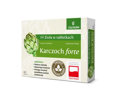 Karczoch Forte 400mg 60 tabletek Colfarm