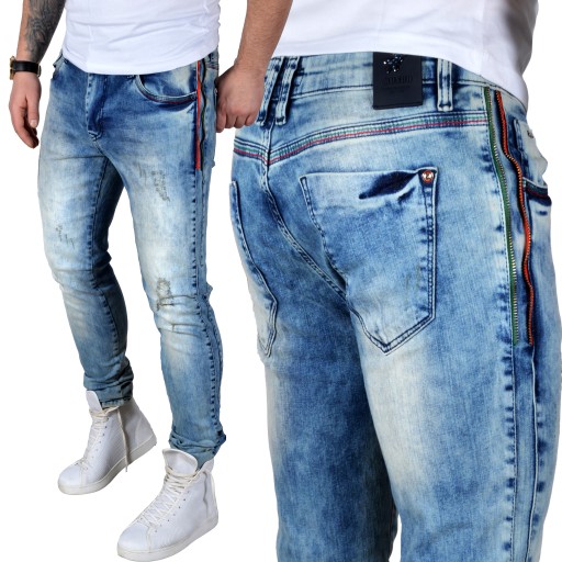 Jeansy Spodnie Jeansowe Mondo Denim Light Blue