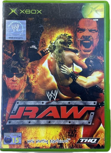 WWE RAW 1 płyta bdb komplet XBOX CLASSIC