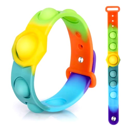 BRANSOLETKA FIDGET TOYS opaska pop it Popit gra ZABAWKA ANTYSTRESOWA STRES