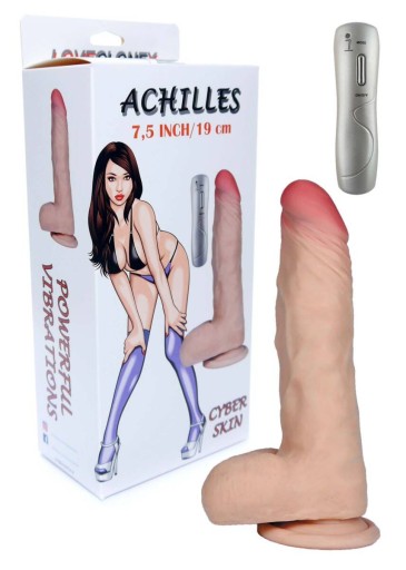 CIELISTY PENIS WIBRATOR ACHILLES 7,5'' 7 PROGRAMÓW