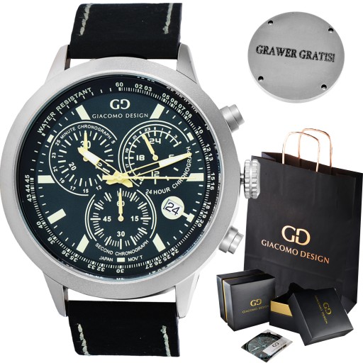 ZEGAREK MĘSKI GIACOMO DESIGN GD0200 5 WZORÓW!!