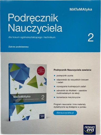 MATEMATYKA KL. 2 NOWA ERA ksiązka nauczyciela 2021