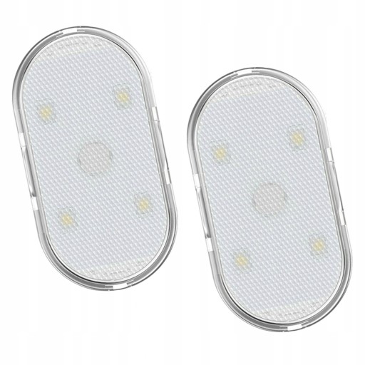 2 szt. Samochodowe dotykowe lampki do czytania LED